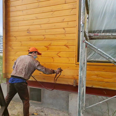 Proteção de produtos de madeira para exteriores Renovação de casas de madeira Tinta à base de água Antiamarelamento
