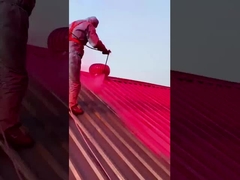 A proteção térmica do metal com revestimento de poupança de energia pode ser utilizada em fábricas, etc.